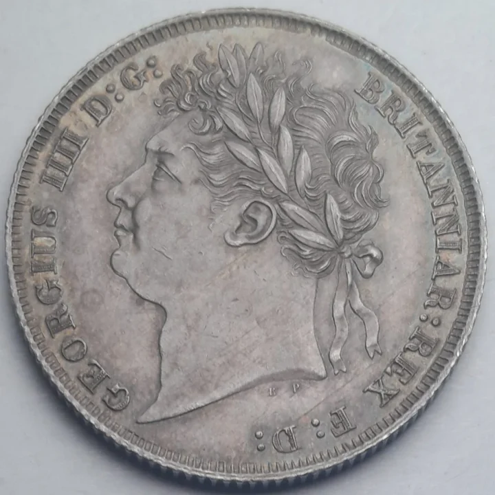 1824 Shilling, obverse