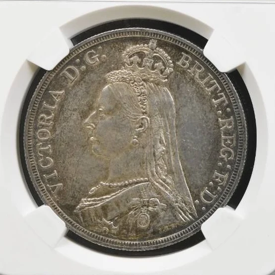 1887 Jubilee Crown, obverse
